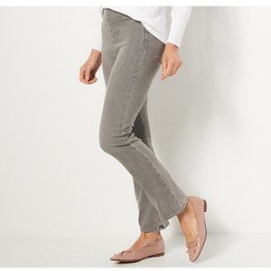 NYDJ Spanspring Pull-On Slim Bootcut Jeans- Clean Barnet